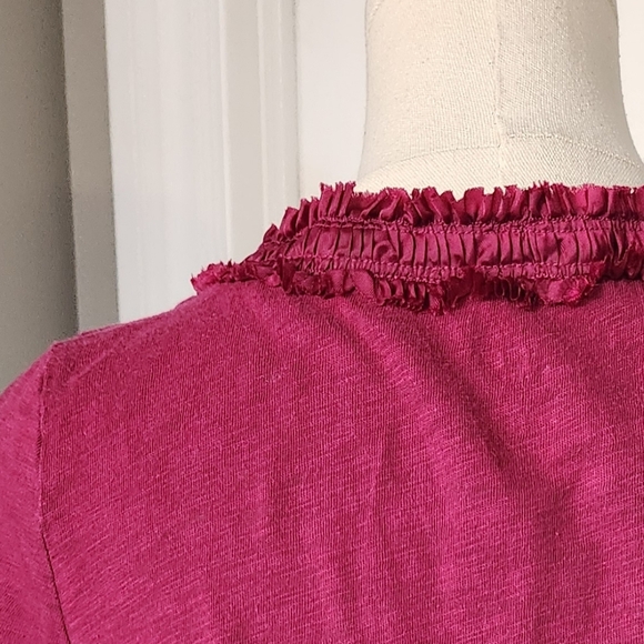 Joe Fresh Tshirt with ruffle collar - Picture 5 of 7